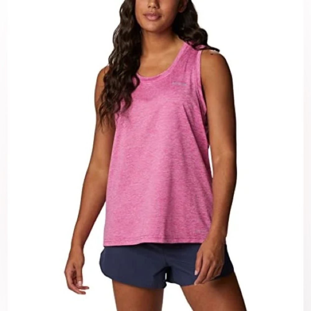 (XS:NWT) $36|Columbia Women's Hike Tank, Wild Fuchsia Heather